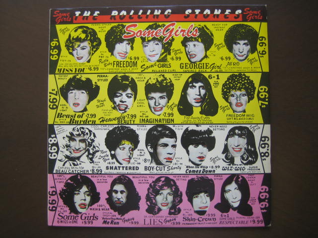 ローリング・ストーンズ ブラジル盤 SOME GIRLS 色違いジャケット 