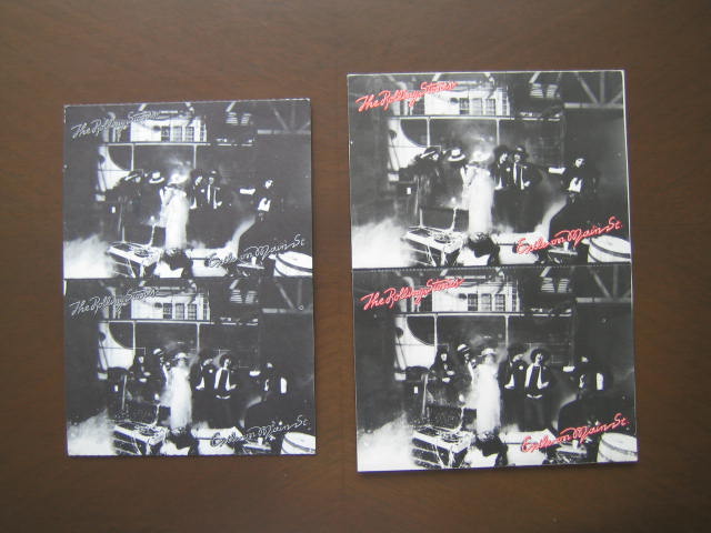 ローリング・ストーンズ UK盤 EXILE ON MAIN STREET①WEAオリジナル盤