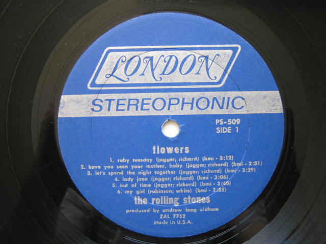 ローリング・ストーンズ USA盤 FLOWERS ステレオ いろいろ