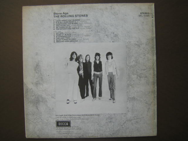 Rolling Stones – Stone Age Japan orange vinyl LP with obi