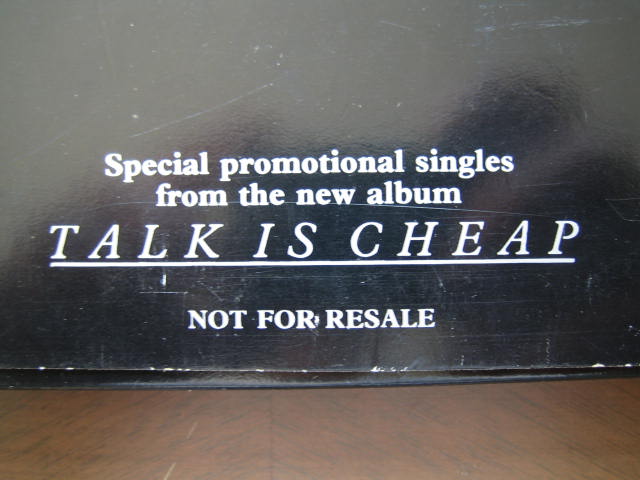 キース・リチャーズ TALK IS CHEAP シングル4枚組プロモ