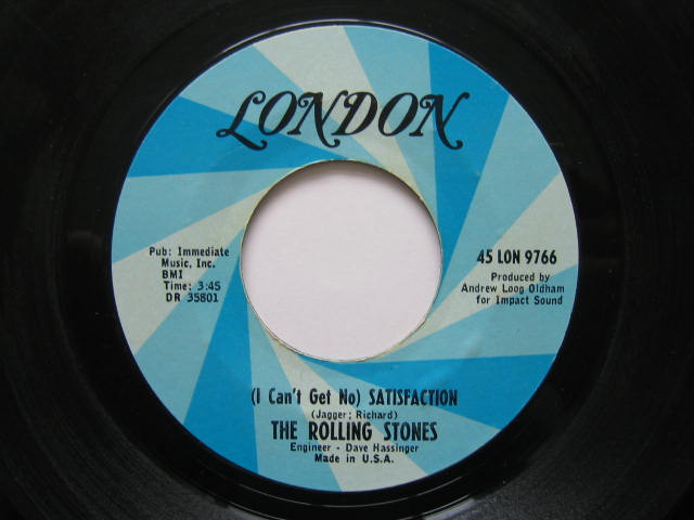 #3480【希少UKオリジナル盤】ローリングストーンズ 1967年 LPレコード ローリング・ストーンズ USA盤シングルSATISFACTIONいろいろ