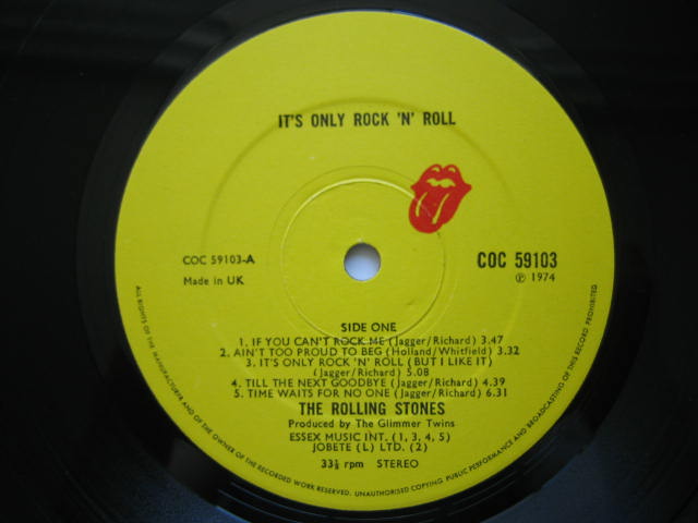 邦楽 STONES UK 1st short tell me ローリング・ストーンズ UKファースト続編！ラベルの変化と謎の