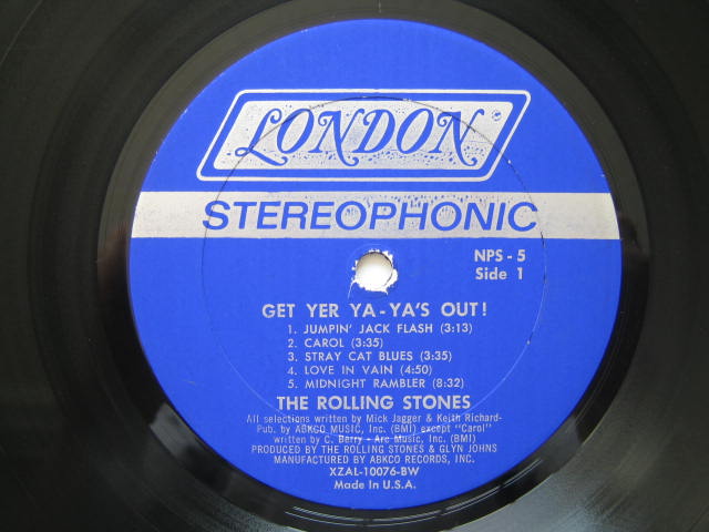 ローリング・ストーンズ USA盤 GET YER YA-YA'S OUT いろいろ