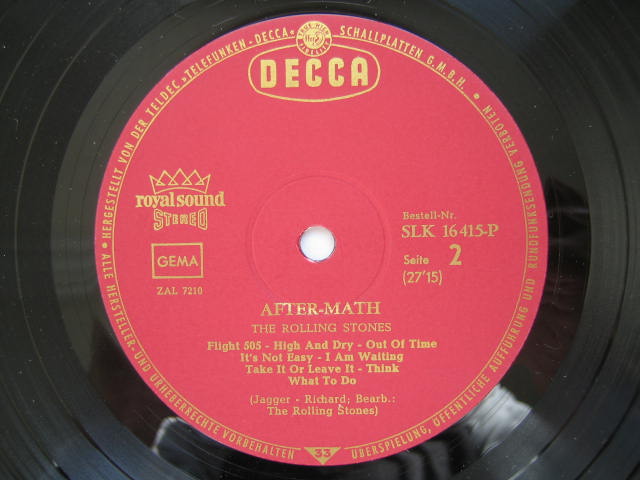 ローリング・ストーンズ ドイツ盤 AFTERMATH いろいろ
