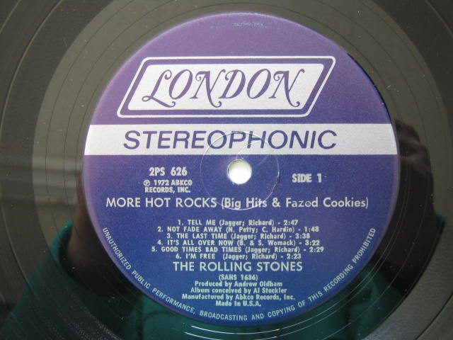 ローリング・ストーンズ USA盤 MORE HOT ROCKS いろいろ
