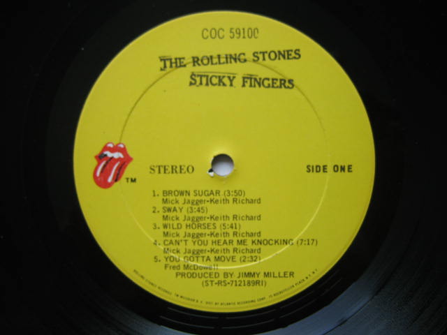 ROLLING STONES / Sticky Fingers (LP) / Rolling Stones