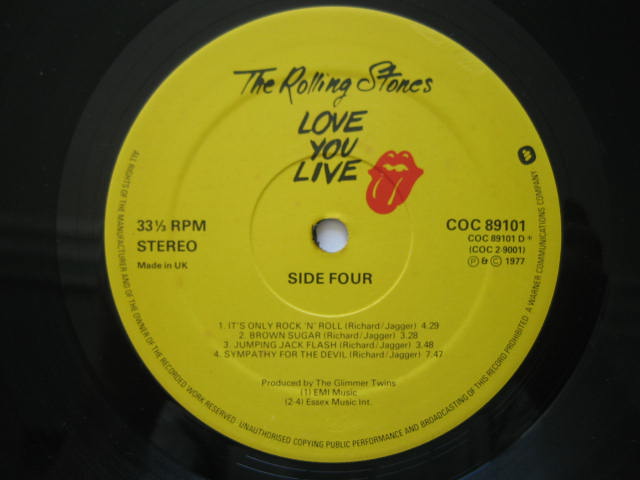 The Rolling Stones WE LOVE YOU スペイン盤レコード The Rolling Stones WE LOVE YOU スペイン盤レコード The