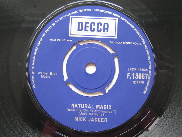 ミック・ジャガー MEMO FROM TURNER① 日本&UK盤いろいろ