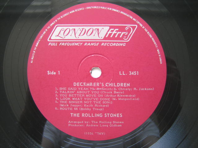 ローリングストーンズ「December’s children」 Rolling Stones - December's Children - Amazon.com Music