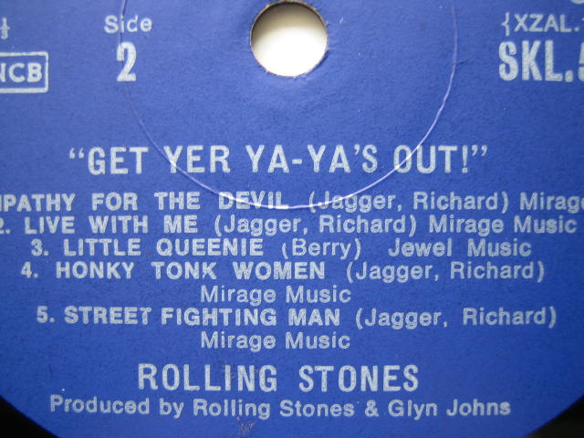 ローリング・ストーンズ UK盤GET YER YA-YA'S OUT いろいろ