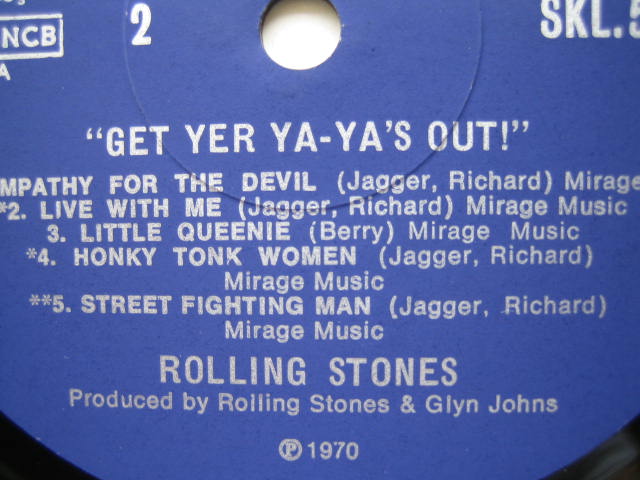 ローリング・ストーンズ UK盤GET YER YA-YA'S OUT いろいろ