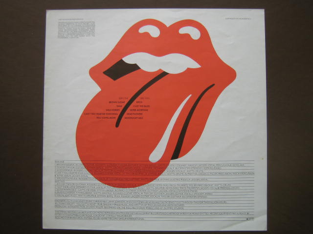 ローリング・ストーンズ イタリア盤 STICKY FINGERS いろいろ