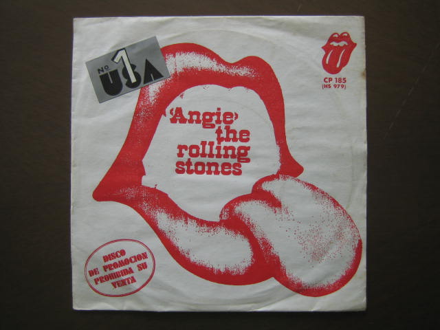 Rolling Stones Angie ローリング・ストーンズ スペイン盤