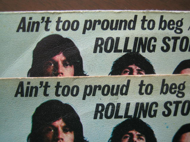 ローリング・ストーンズ スペイン・シングル盤 AIN'T TOO PROUD TO BEG