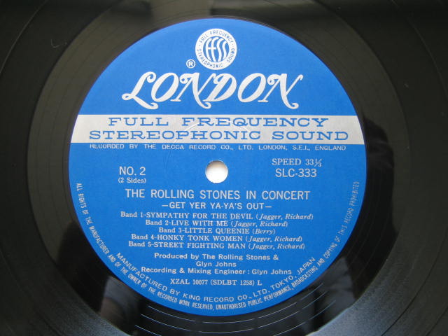 GET YER YA-YA'S OUT!/ROLLING STONES/ローリング・ストーンズ