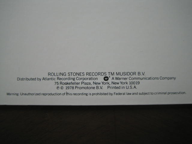 The Rolling Stones – The Rolling Stones – Vinyl (12