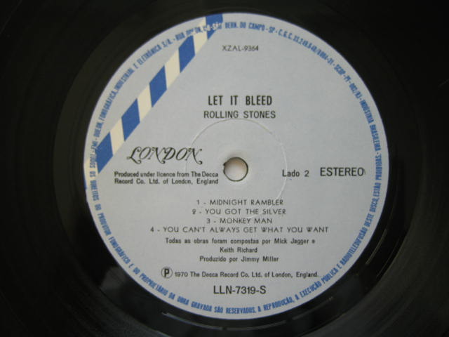 ローリング・ストーンズ ブラジル盤 LET IT BLEED いろいろ