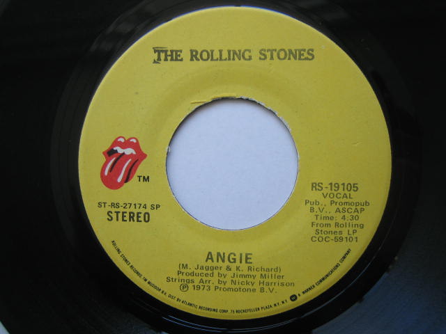★ＵＳ＆ＵＫオリジナル盤★『ＡＮＧＩＥ ＳＴＯＮＥ』名盤ＬＰ２枚セット ローリング・ストーンズ ドイツ・シングル盤 ANGIE いろいろ