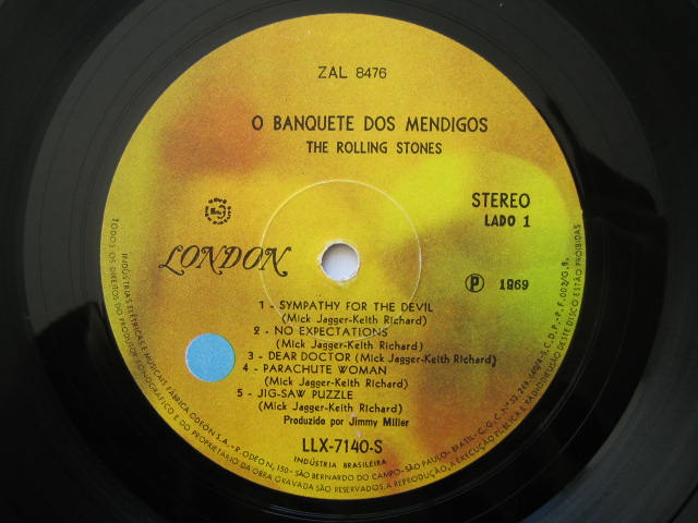 ローリング・ストーンズ ブラジル盤 BEGGARS BANQUET いろいろ