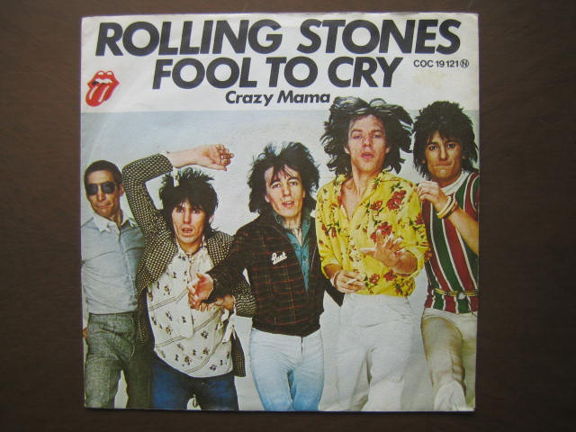ローリング・ストーンズ ドイツ・シングル盤 FOOL TO CRY