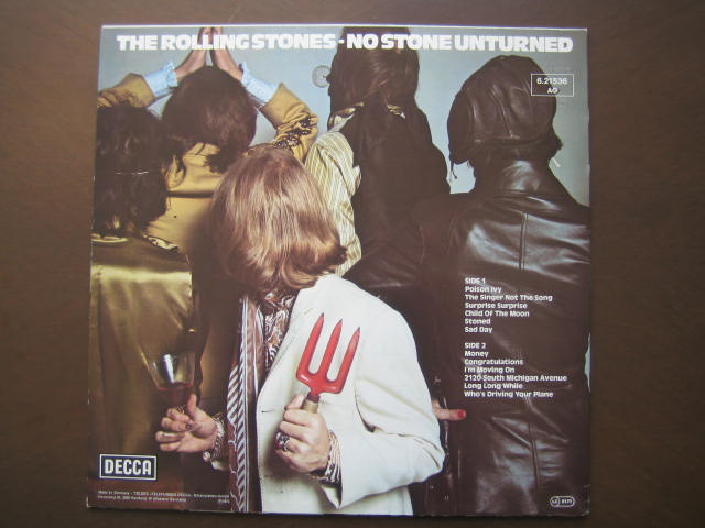 ローリング・ストーンズ ドイツ盤 NO STONE UNTURNED いろいろ