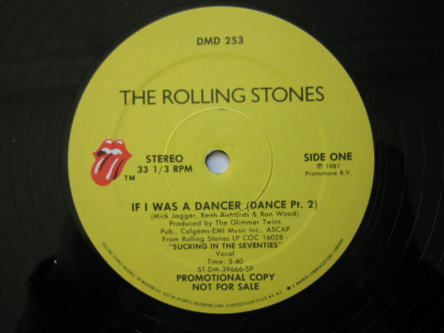 ローリング・ストーンズ プロモ12インチ the rolling stones ローリング・ストーンズ プロモ12インチ the rolling stones