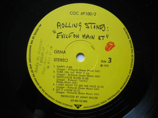 ROLLING STONES IN ACTION ドイツ盤 ROLLING STONES IN ACTION ドイツ盤 ROLLING STONES IN ACTION
