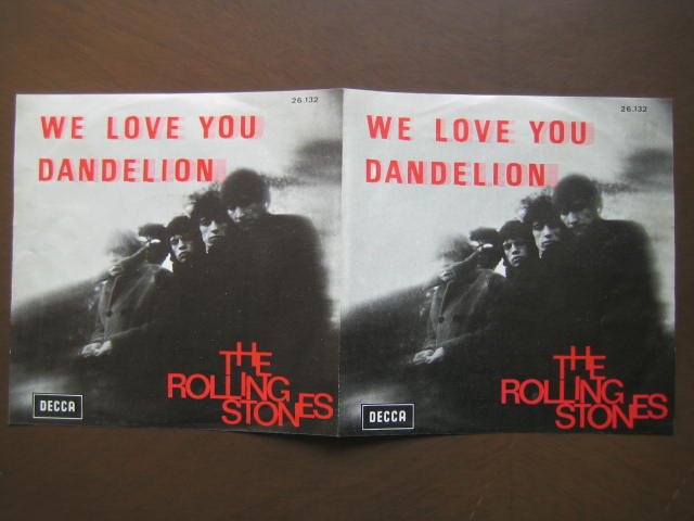 ローリング・ストーンズ ベルギー・シングル盤 WE LOVE YOU