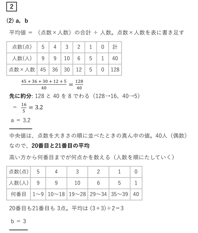 2020愛知県公立高校入試 数学A解説｜全問の解き方と途中式 - 現役塾