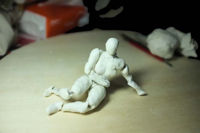 斜め座り01 らくガキ日記