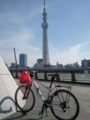 【2013/1/31】　隅田川と自転車とスカイツリー