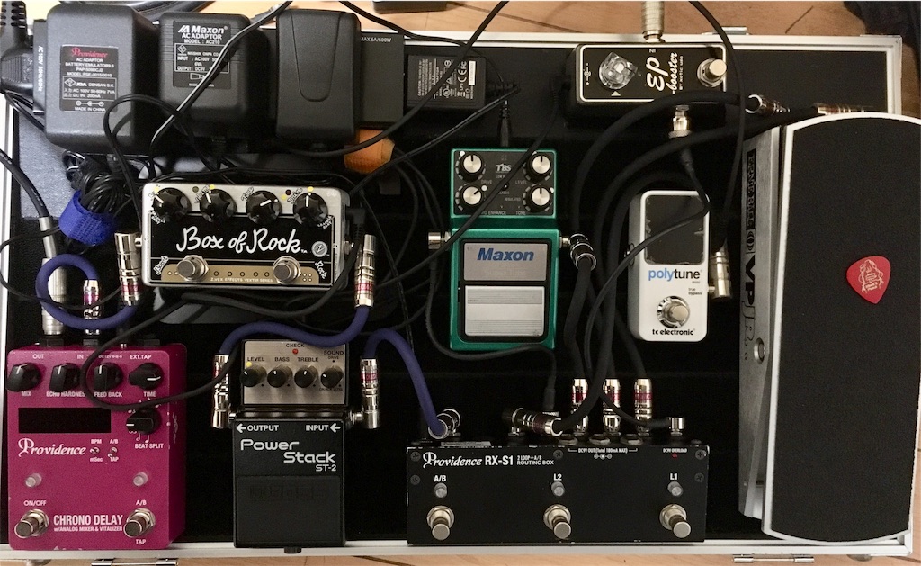 選曲に合わせたエフェクターボード構成 - エフェクターノート