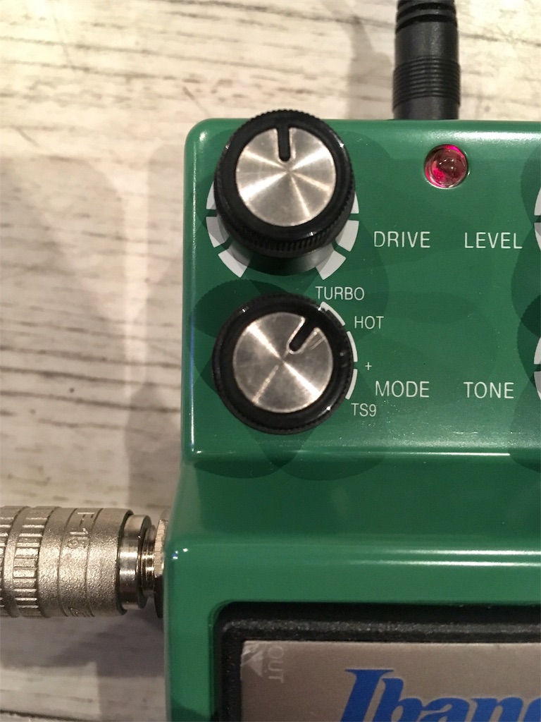 Ibanez TS9DX TURBOモード