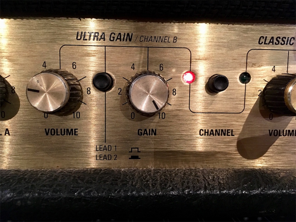 JCM2000 LEAD1のゲインコントロール10