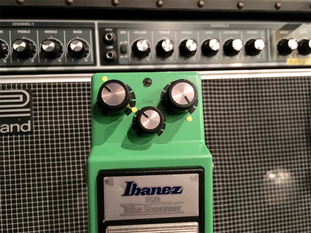 Ibanez TS9とJC120