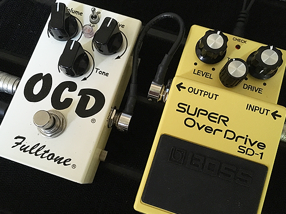 BOSS SD1とFulltone OCDの画像です