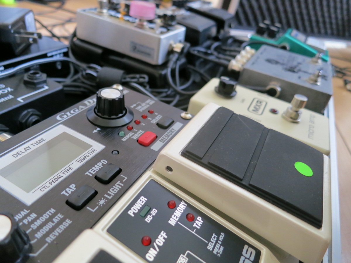 エフェクターボードの画像です。