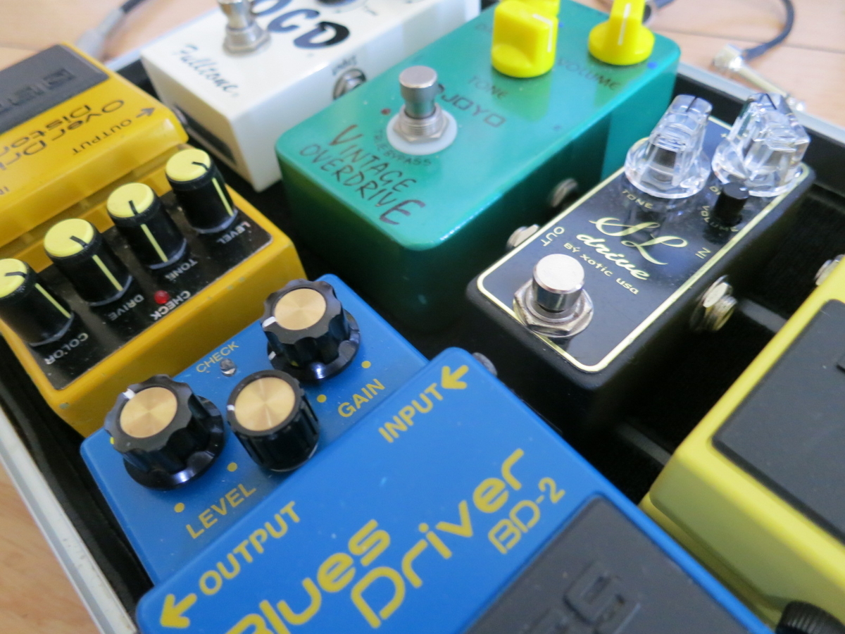  Blue Overdrive 歪み エフェクター 歪みエフェクターのオススメの組み合わせ【過去実戦モデル
