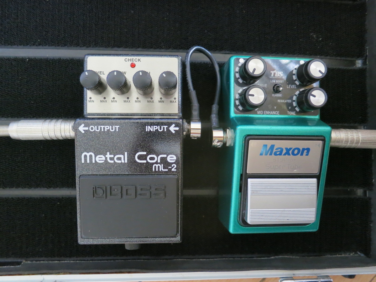 MAXON ST9Pro+（Super Tube）＋BOSS ML2の画像です。