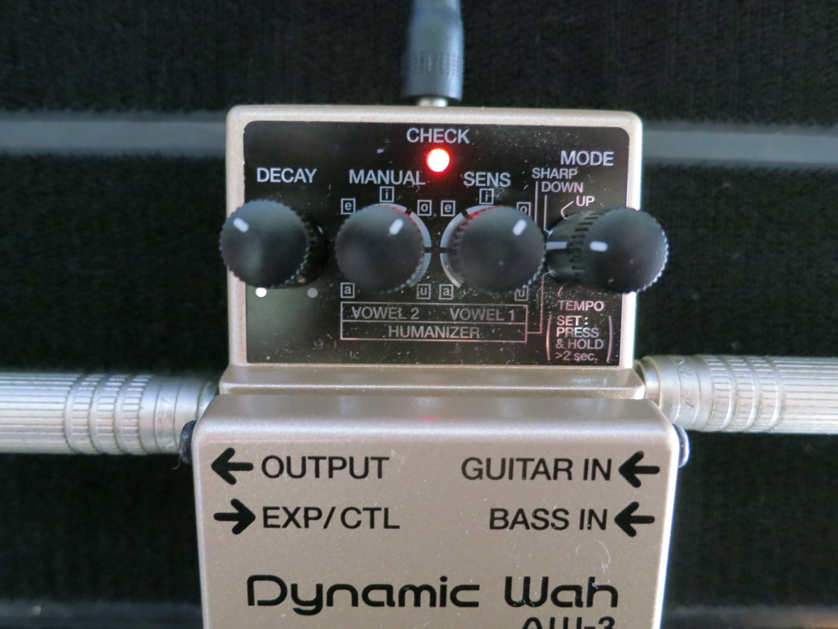 BOSS AW-3のセッティング例(SHARPモード)の画像です。