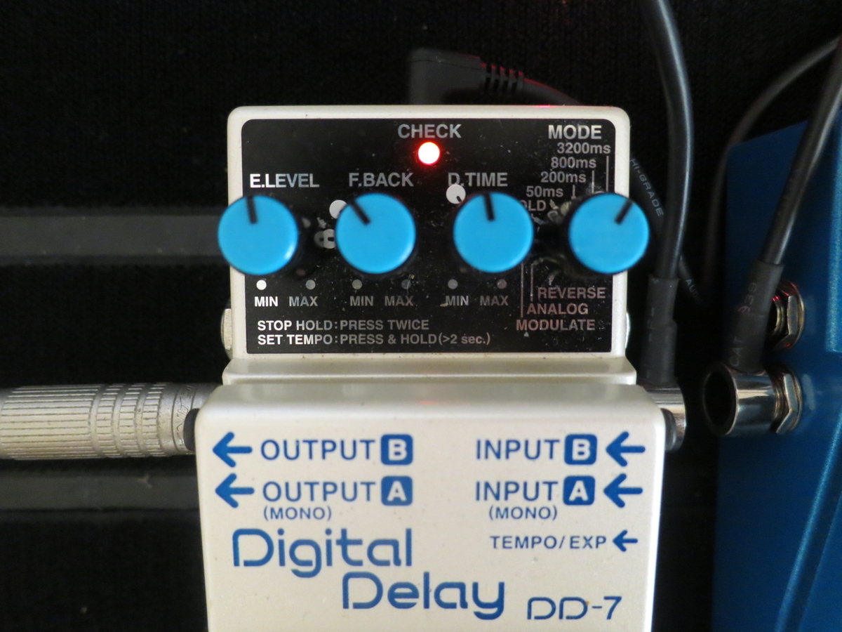 BOSS DD7（Digital Delay）の画像です。