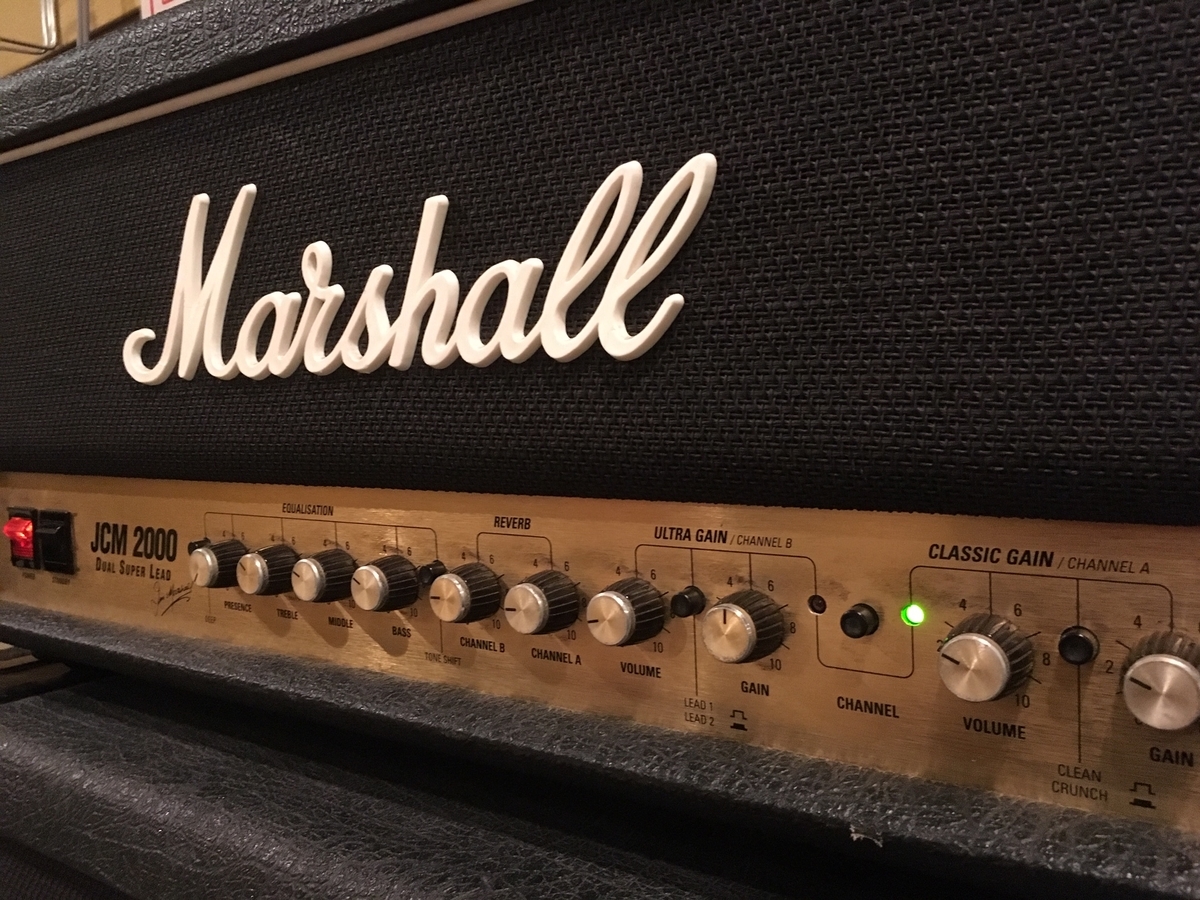Marshall JCM2000のイコライジングの画像です
