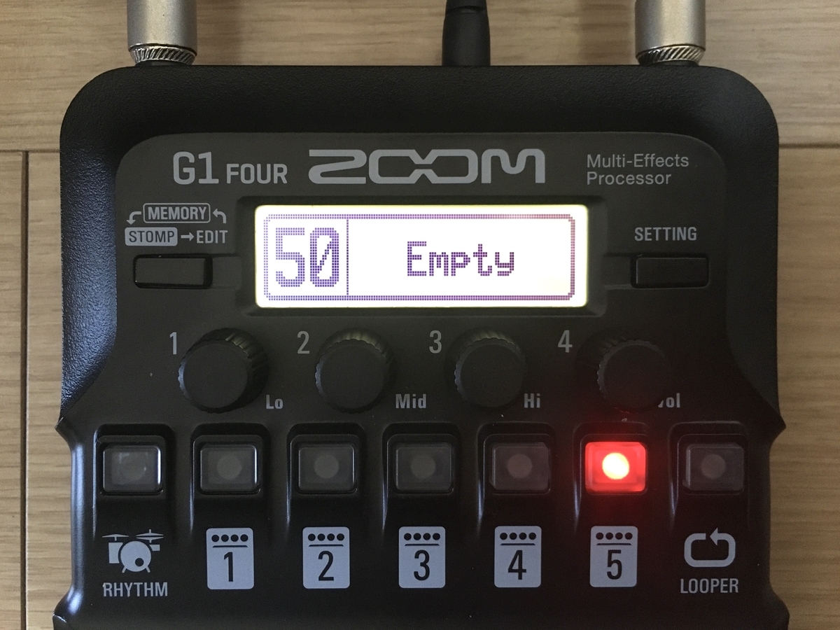 ZOOM G1 FOURの画像です