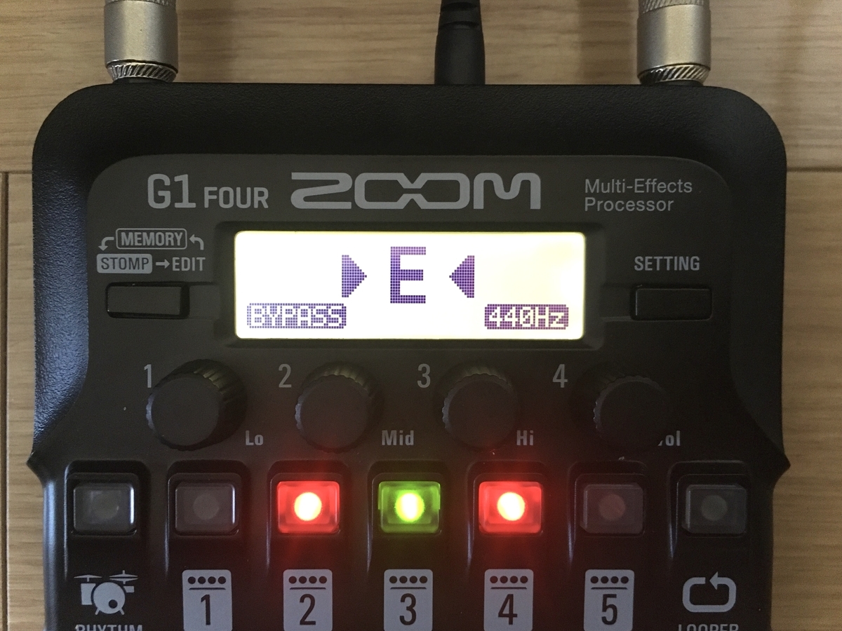 個人練習から実戦まで使える】ZOOM G1 FOUR マルチエフェクター