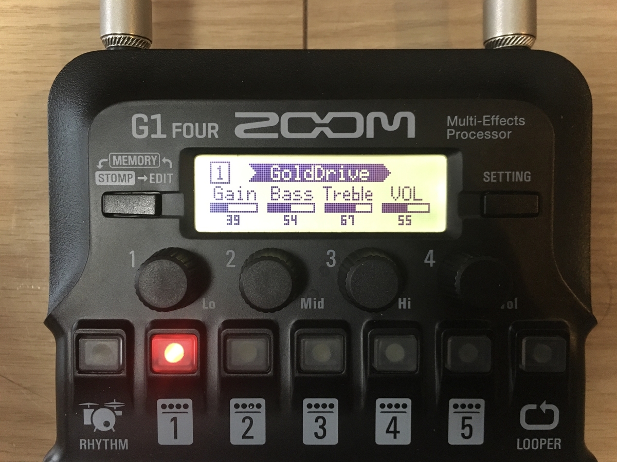 個人練習から実戦まで使える】ZOOM G1 FOUR マルチエフェクター