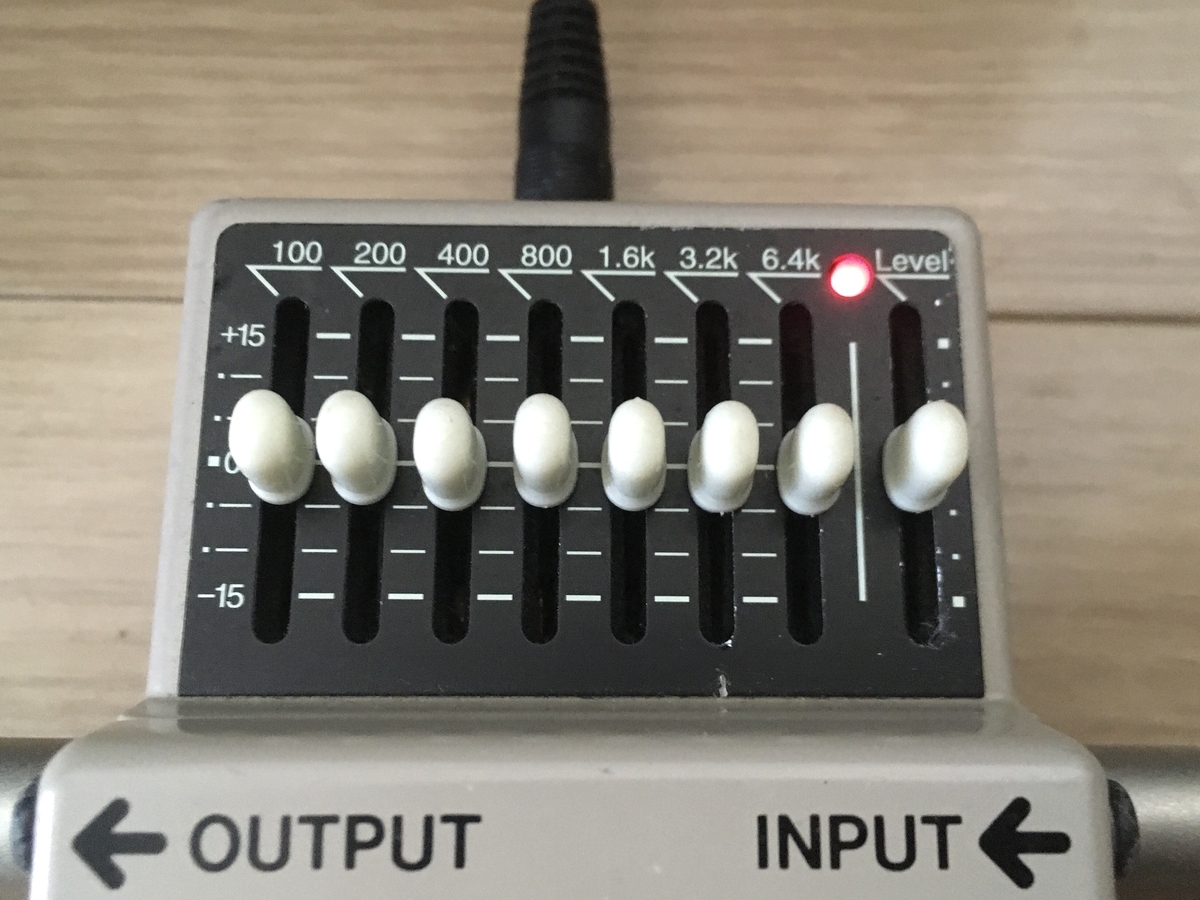 音域から音作りできる】BOSS GE-7 グラフィックイコライザー