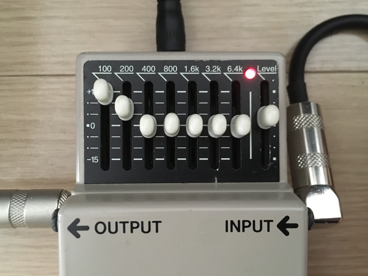 BOSS GE-7 グラフィックイコライザーの使い方・セッティング