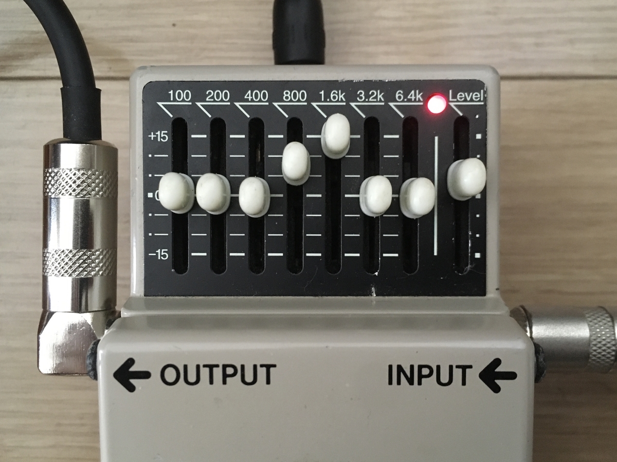 BOSS GE-7 グラフィックイコライザーの使い方・セッティング