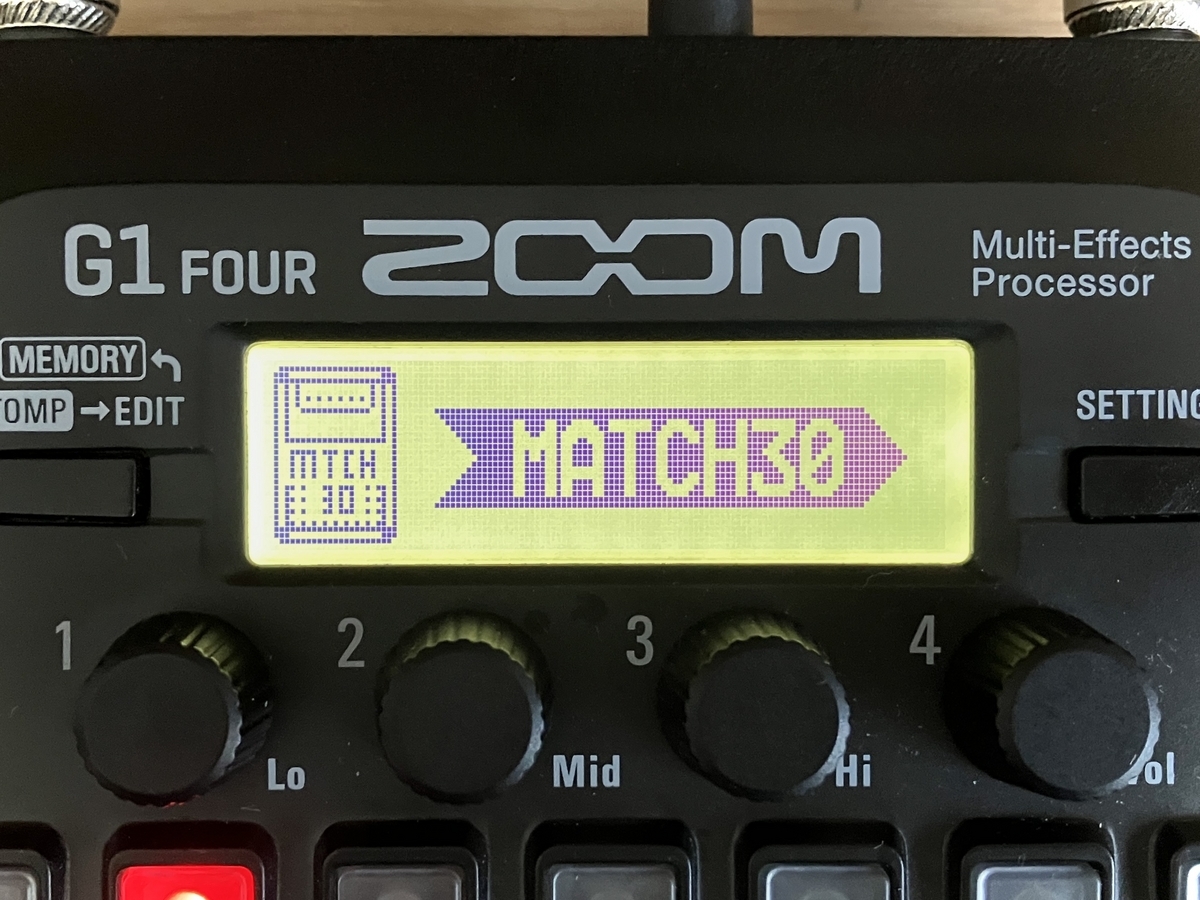 ZOOM G1 FOUR MATCH30の画像です